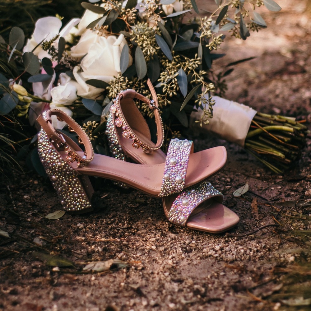 Elegant Embellished Women's Heels